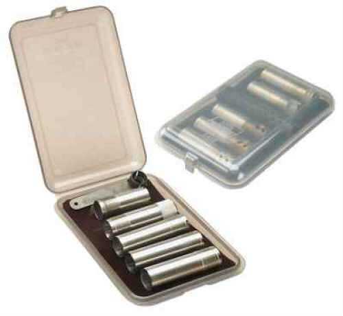 MTM Choke Tube Case Holds 6 Extended Chokes Clear Smoke CT6-41