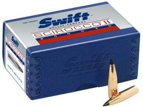 Swift Scirocco II Bullets 22 Caliber (224 Diameter) 62 Grain Bonded Spitzer Boat Tail Reloading 100 Per Box