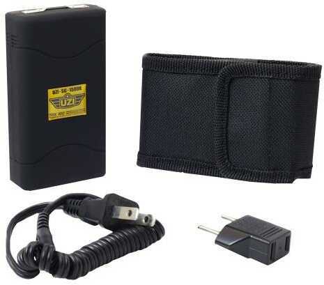 Uzi Accessories UZISG1500 Law Enforcement Stun Gun Portable 2.8 oz Contact Blk