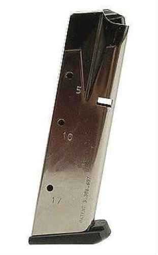 Mec-Gar 17 Round Nickel Magazine For Smith & Wesson 5906 and all Series 9MM Md: SW5917N