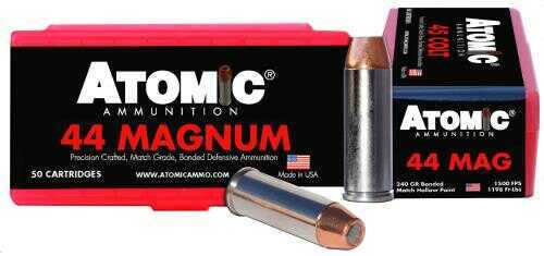 44 Rem Mag 240 Grain Hollow Point 50 Rounds Atomic Ammunition Magnum
