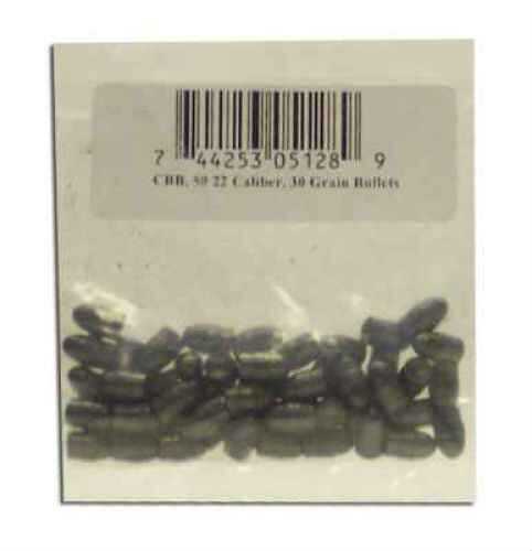 North American Arms 22 Caliber 30 Grain Lead Bullets 100/Box Md: CBB+