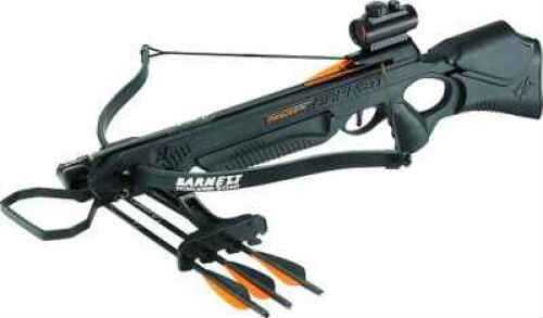 Barnett Recurve Crossbow With Red Dot Scope/Arrows/Quiver/Black Finish Md: 18064