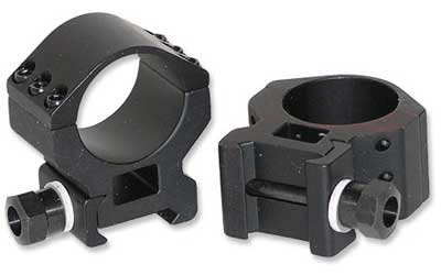 Millett 30MM High Matte Black Tactical Rings With Rail Md: DT00718