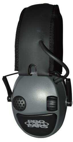 Pro Ears Silver 22 Ear Muff Electronic W/Padded Base Black