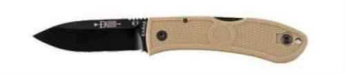 Kabar Dozier Folder Hunter Knife With Coyote Brown Zytel Handle Md: 4062Cb