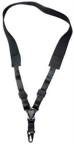 Outdoor Connection SPT128200 A-Tac Sling Made Of Black Elastic Webbing With H-K Type Hook, Rapid Attach Release & Single