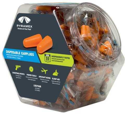 PYRAMEX SAFETY PRODUCTS RET 100Pr UNCORD TPr DISP Earplug 32Db