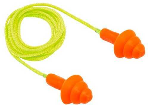 PYRAMEX 3 Flange REUSABL Corded EARPLUGS 50Pk