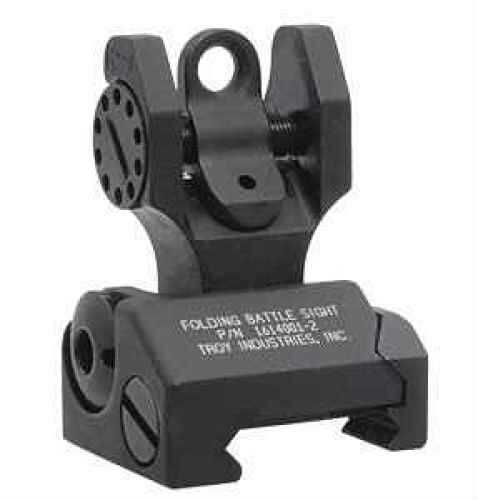 AR-15 Troy Black Rear Folding Battle Sight Md: FBSR0BT00