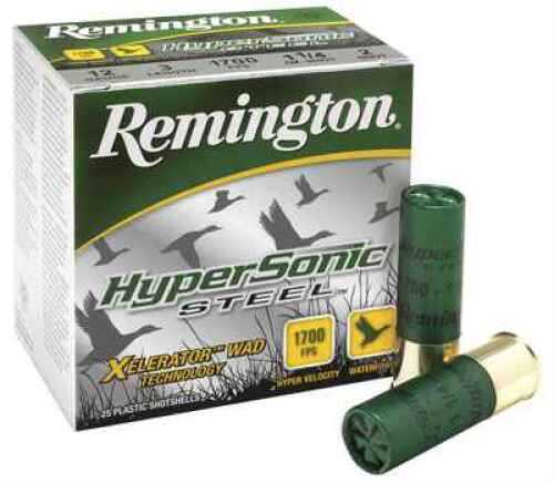 12 Gauge 3" Steel #4  1-1/16 oz 25 Rounds Remington Shotgun Ammunition