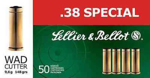 38 Special 148 Grain Lead 50 Rounds Sellior & Bellot Ammunition