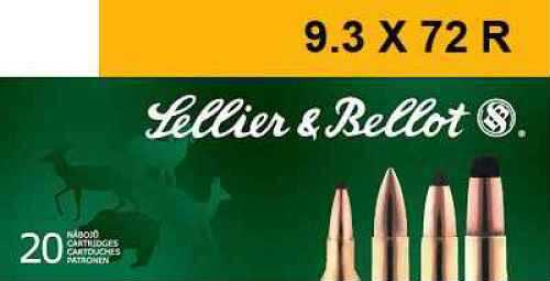 9.3X72R 193 Grain Soft Point 20 Rounds Sellior & Bellot Ammunition