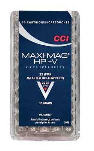 22 Win Mag Rimfire 30 Grain Hollow Point 50 Rounds CCI Ammunition Winchester Magnum