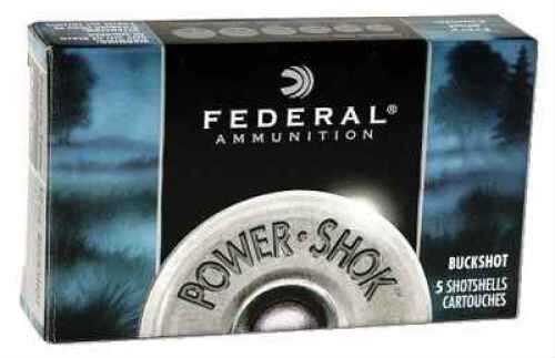Federal 12 Gauge Power-Shok Buckshot 2 3/4" Mag Dram 12 Pellets 00 Buck Ammunition Md: F13000