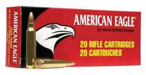 223 Remington 20 Rounds Ammunition Federal 55 Grain Full Metal Jacket