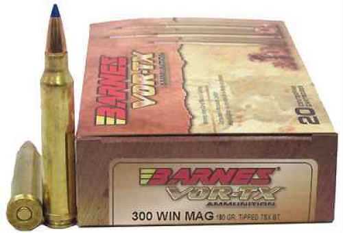 300 Win Mag 180 Grain Copper 20 Rounds Barnes Ammunition 300 Winchester Magnum