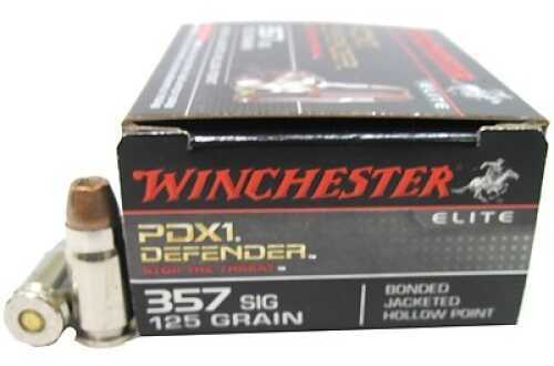 357 Sig By Winchester 125 Gr, PDX1 Bonded/20 Md: S357SPDB Ammunition