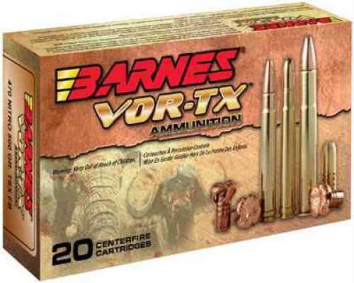 458 Win Mag 450 Grain Solid 20 Rounds Barnes Ammunition 458 Winchester Magnum