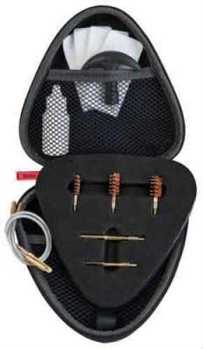 AVID Gun Boss Pro Handgun Cleaning Kit Polycabonate Kickstand Case Multi-Function Handle Brass Rods Bronze