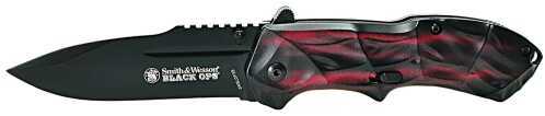 S&W Knives Black Ops Red SWBLOP3R