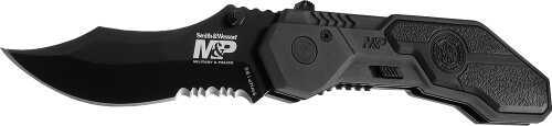 Smith & Wesson Knives MP Black Blade Serrated SWMP1Bs