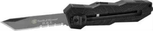 Smith & Wesson Knives SWOTF2Tbs H R T OTF Black Blade Serrated