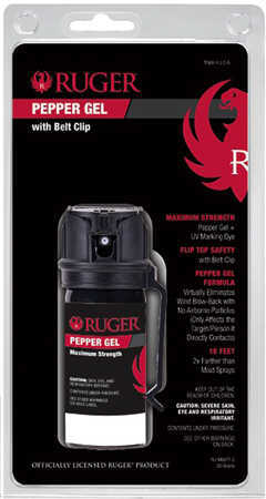 Sabre RUM60FTG Belt Clip Pepper Spray Pocket 1.8 oz 18 Feet Blk/Red