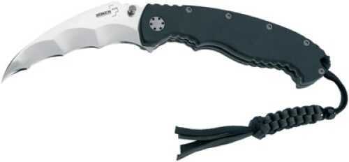 Boker 01Bo430 Bat Folder Sandvik 13C26 Stainless Hawkbill Blade G-10