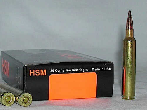 7mm Win Short Mag 168 Grain Hollow Point 20 Rounds HSM Ammunition Winchester Magnum