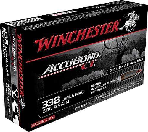 338 Lapua Mag 300 Grain Ballistic Tip 20 Rounds Winchester Ammunition Magnum