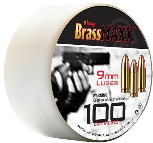 9mm Luger 115 Grain Full Metal Jacket 100 Rounds TULA Ammunition