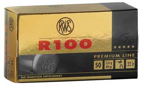 22 Long Rifle 40 Grain Lead 50 Rounds RWS Ammunition