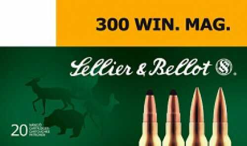 300 Win Mag 180 Grain Soft Point 20 Rounds Sellior & Bellot Ammunition 300 Winchester Magnum
