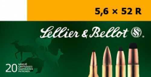 5.6X52R 70 Grain Full Metal Jacket 20 Rounds Sellior & Bellot Ammunition