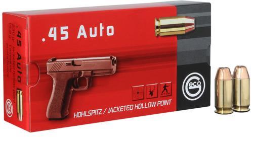 45 ACP 230 Grain Jacketed Hollow Point 50 Rounds RUAG Ammunition
