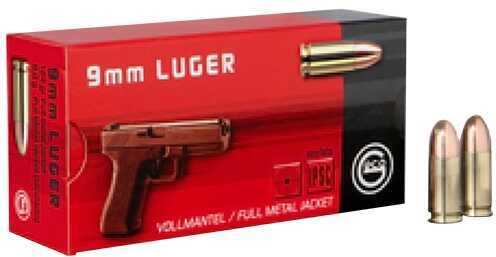 9mm Luger 124 Grain Full Metal Jacket 50 Rounds Geco Ammunition