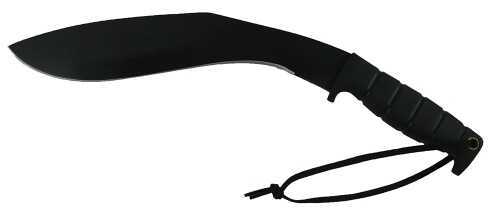 OKC 6420 OKC Kukri Fixed 12" Black 1095 Carbon Steel Syn Rubber W/Sheath