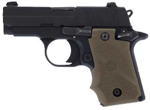 Hogue 38003 Sig Sauer P238 Rubber Grip W/Finger Grooves Desert Tan