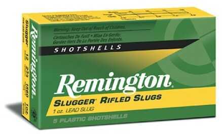 20 Gauge 2-3/4" Lead Slug  5/8 oz 5 Rounds Remington Shotgun Ammunition