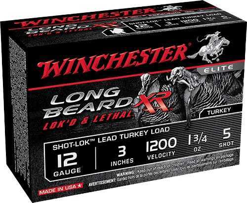 12 Gauge 3-1/2" Lead #5  1-3/4 oz 10 Rounds Winchester Shotgun Ammunition