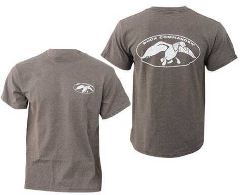 Duck Commander DCShirtCWL White Logo Charcoal T-Shirt Med Cotton