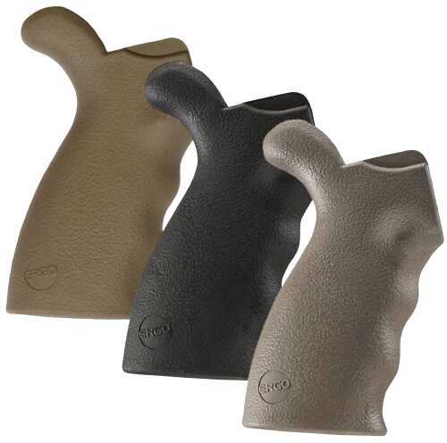 Ergo 4009BK AR-15/AR-10 Original Grip AT Aggressive Textured Overmolded Rubber Black