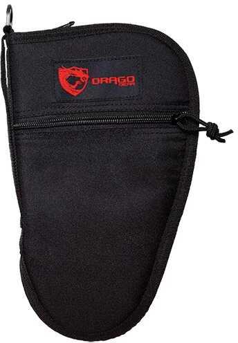 Drago Gear Pistol Case 600D Polyester Zipper Mag Pouch Black 12314Bl