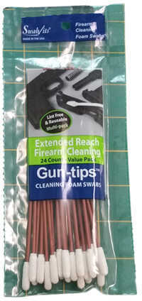 Swab-Its Gun-Tips Extended Reach Foam Cleaning Swabs 24/Pack Bag 81-4582