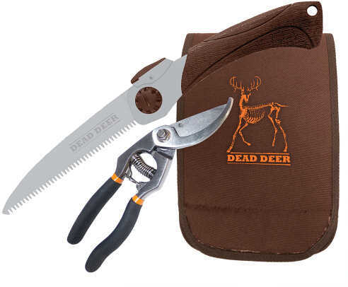 Dead Deer Folding Hand Saw/Cutters Combo 6.5" Saw Blade W/ Pouch DSCC