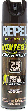 Repel Insect Repellent Hunters Aerosol 6.5Oz Earth Model: HG-94139