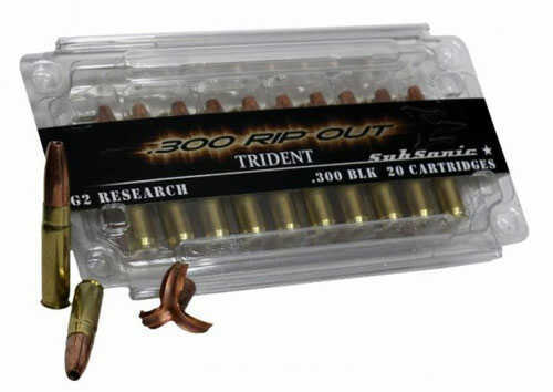 300 AAC Blackout 200 Grain Hollow Point Rounds G2 Research Ammunition