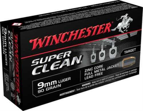 9mm Luger 90 Grain Full Metal Jacket 50 Rounds Winchester Ammunition