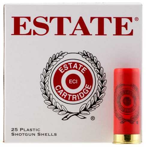 12 Gauge 2-3/4" Lead 7-1/2  1-1/8 oz 25 Rounds Estate Shotgun Ammunition